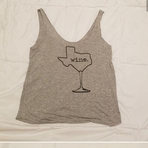 Cute thin wine drinking tank